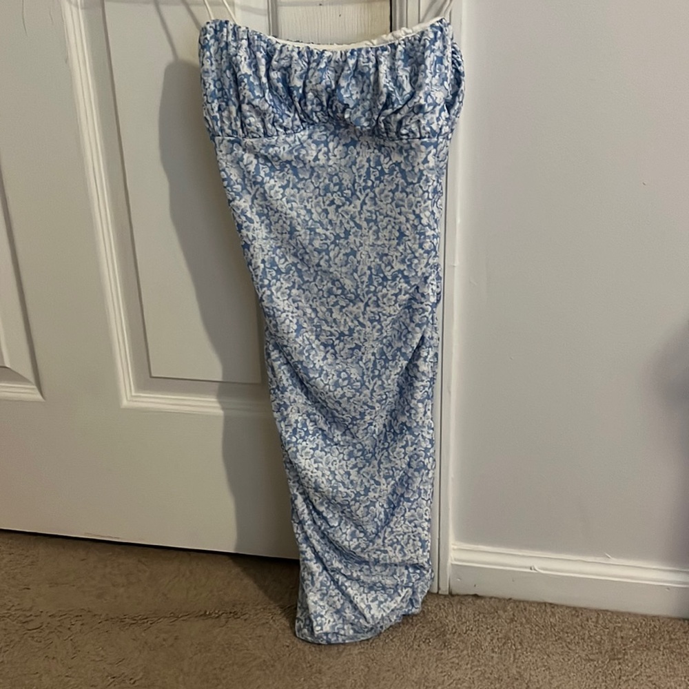 princess polly blue floral dress